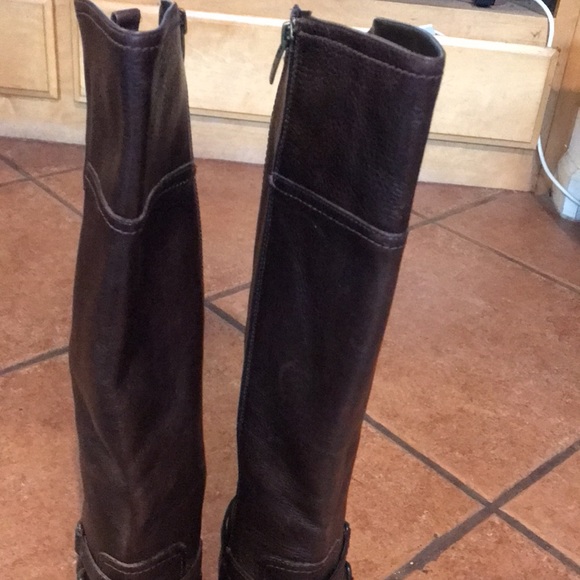 Marc Fisher brown leather winter boots size 8 - Picture 3 of 15